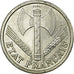 Moneta, Francja, Bazor, Franc, 1942, Próba Piedfort, AU(55-58), Aluminium