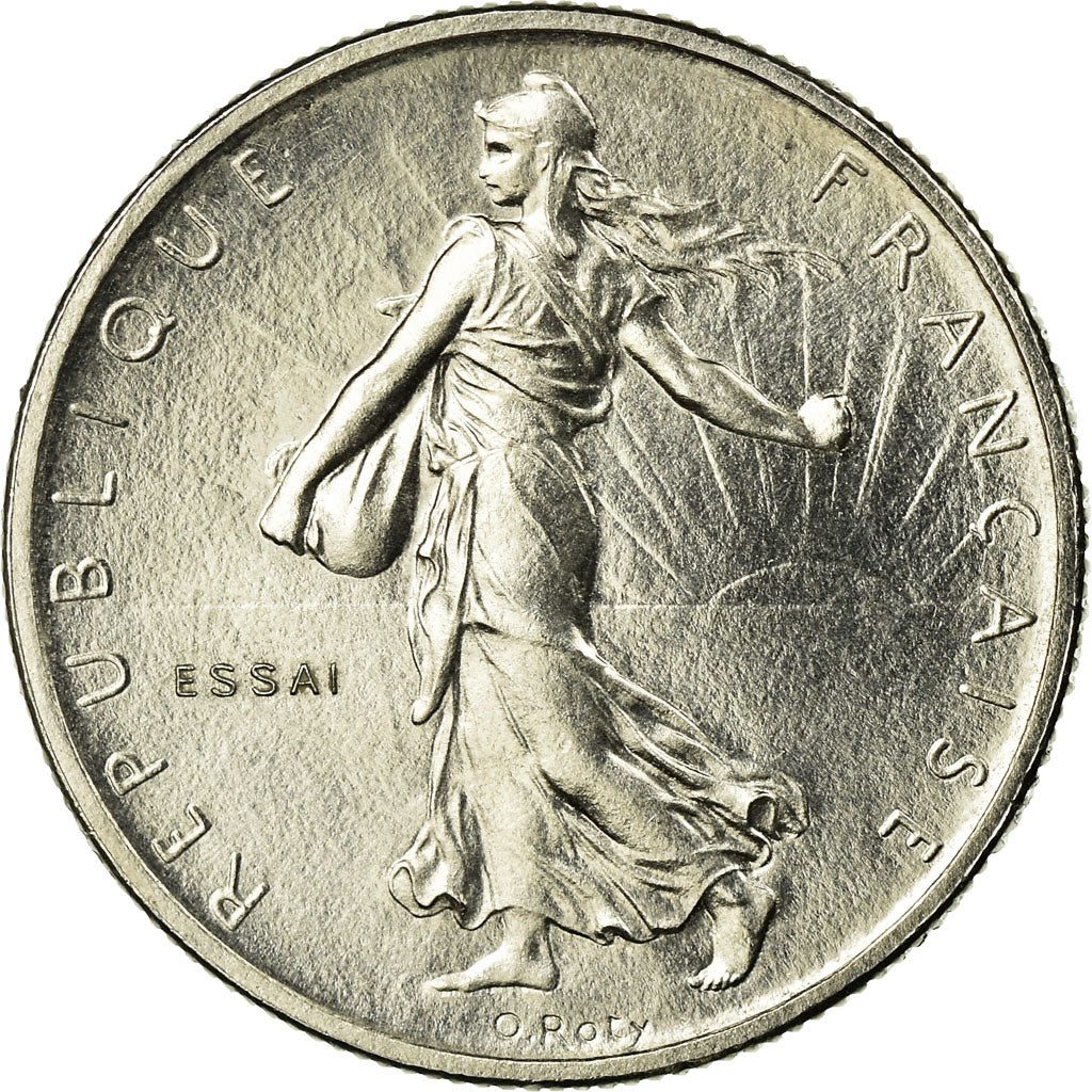 Coin, France, Semeuse, 1/2 Franc, 1965, Paris, ESSAI, MS(63), Nickel, KM:E112