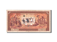 Banconote, INDOCINA FRANCESE, 100 Piastres, 1942, KM:73, MB