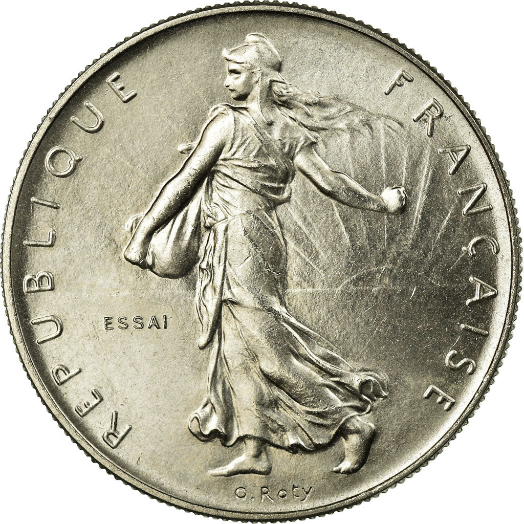 Coin, France, Semeuse, Franc, 1959, Paris, ESSAI, MS(64), Nickel, KM:E98