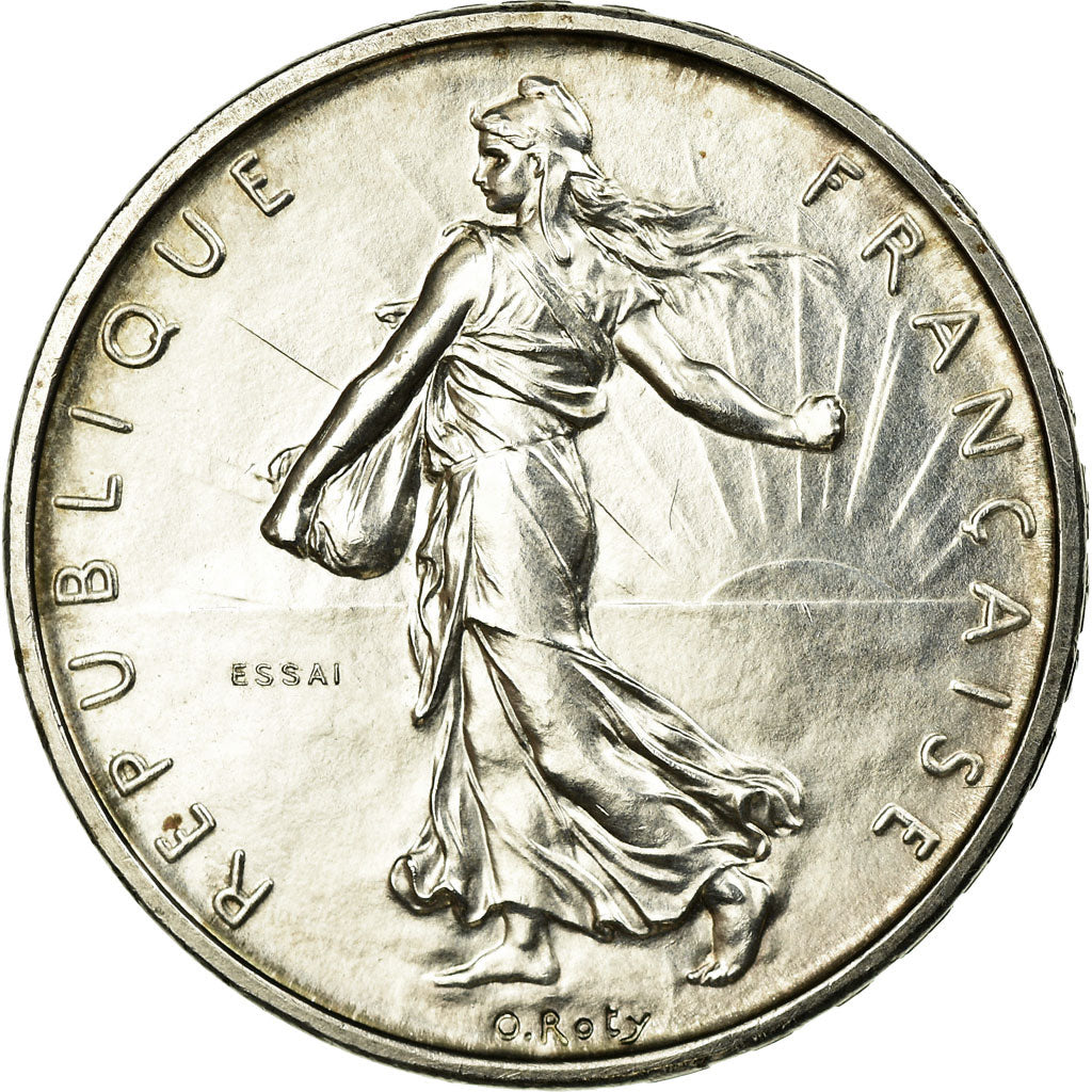 Coin, France, Semeuse, 5 Francs, 1959, Paris, ESSAI, MS(63), Silver, KM:E101