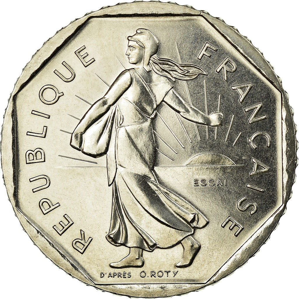 Moneta, Francia, Semeuse, 2 Francs, 1978, Paris, ESSAI, SPL, Nichel, KM:E119