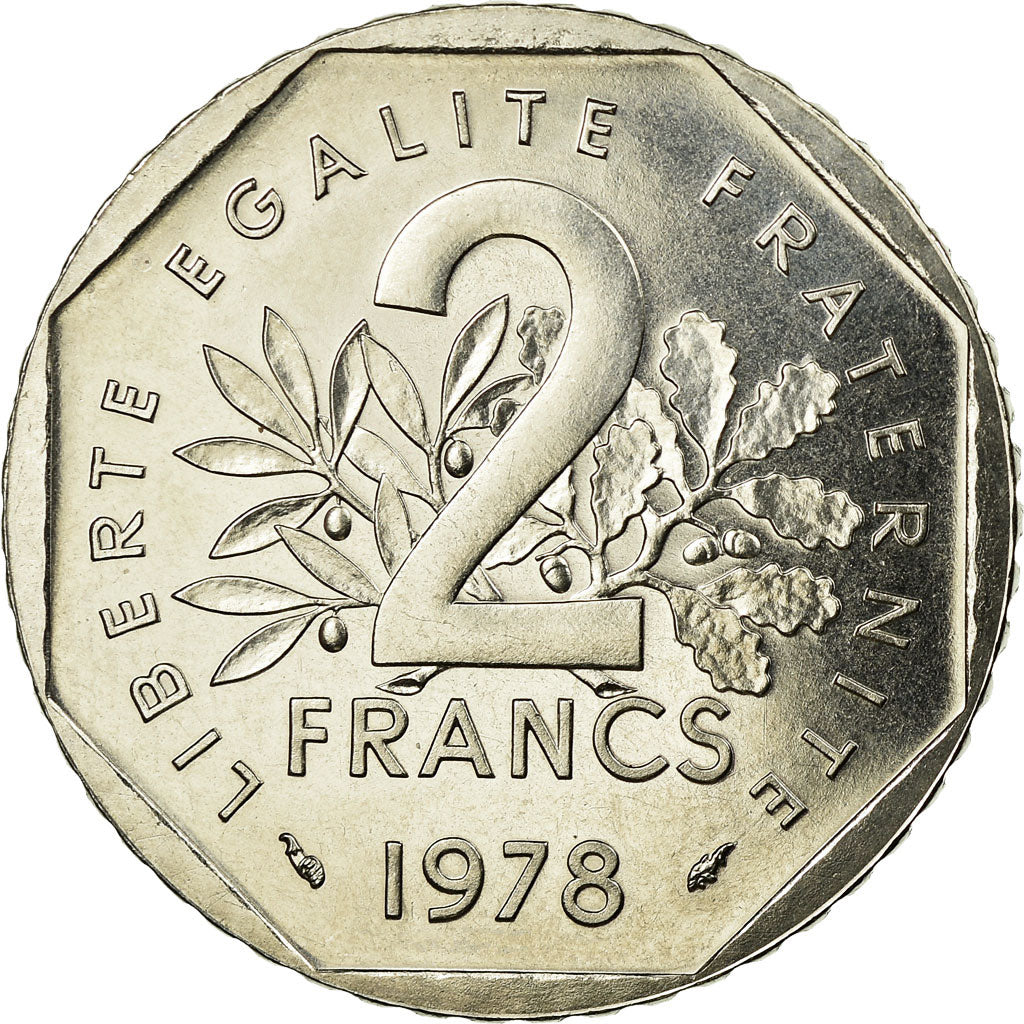Moneta, Francia, Semeuse, 2 Francs, 1978, Paris, ESSAI, SPL, Nichel, KM:E119