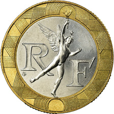 Coin, France, Génie, 10 Francs, 1988, Paris, ESSAI, MS(63), Bi-Metallic