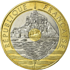 Coin, France, Mont Saint Michel, 20 Francs, 1992, Paris, ESSAI, MS(63)