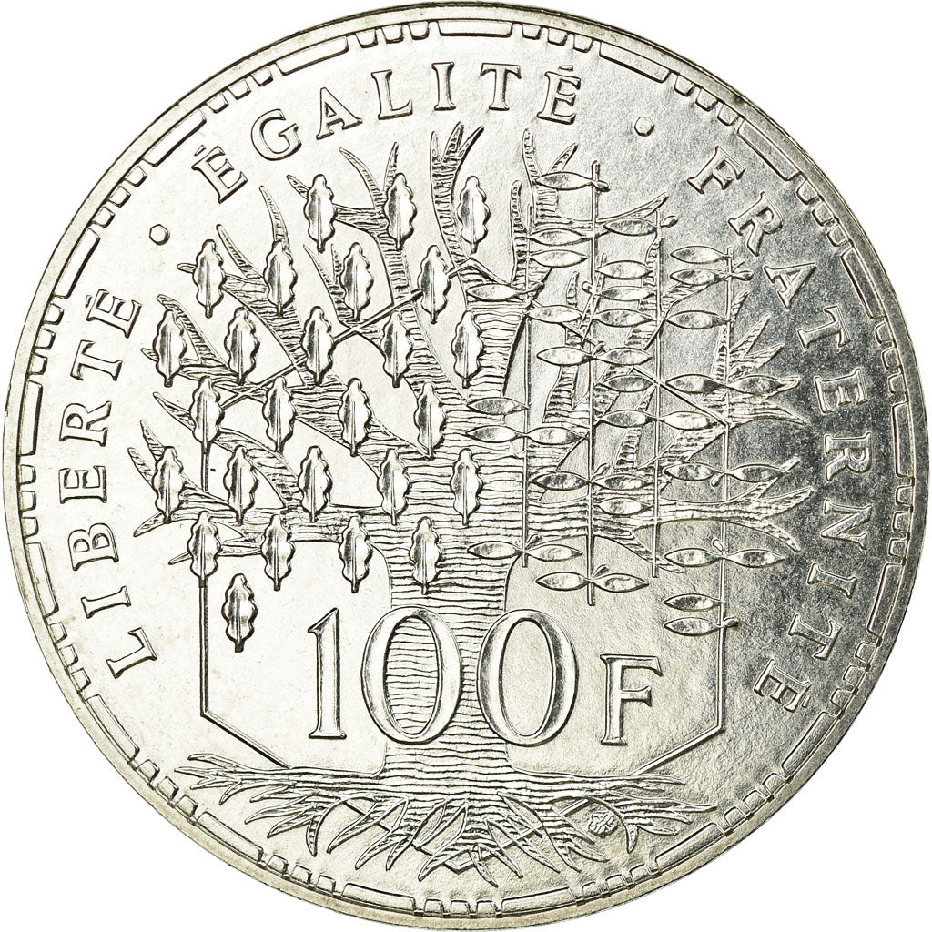 Coin, France, Panthéon, 100 Francs, 1982, Pessac, ESSAI, MS(63), Silver