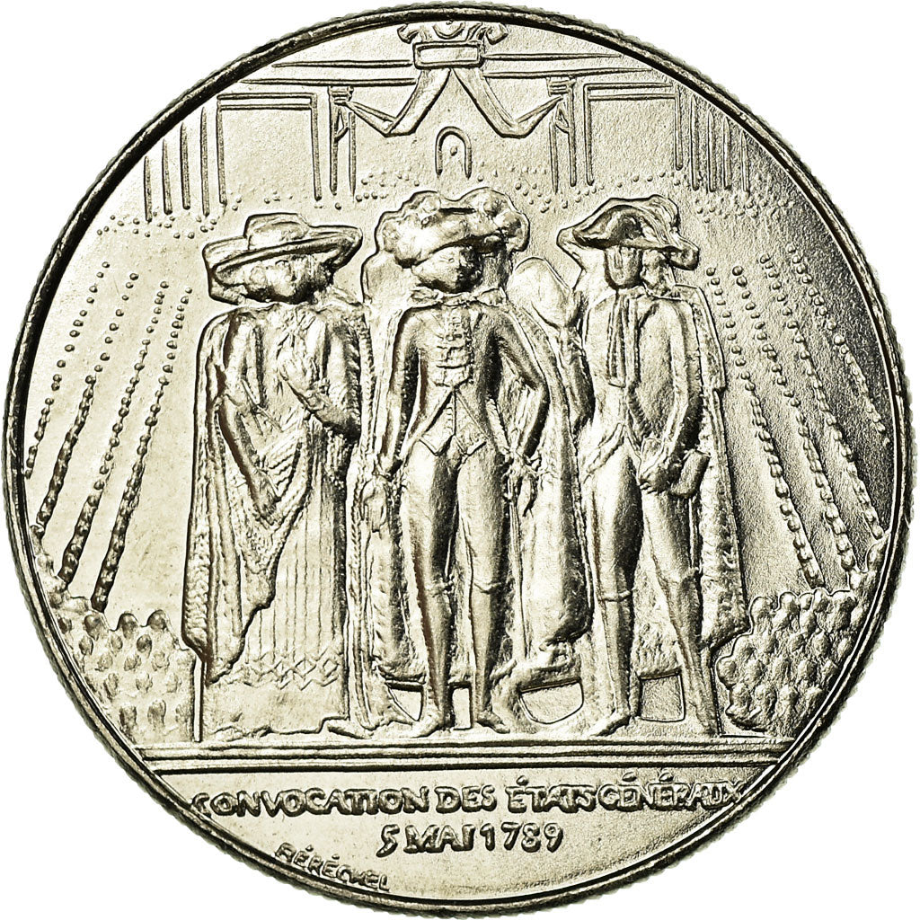 Coin, France, États généraux, Franc, 1989, Paris, ESSAI, MS(63), Nickel