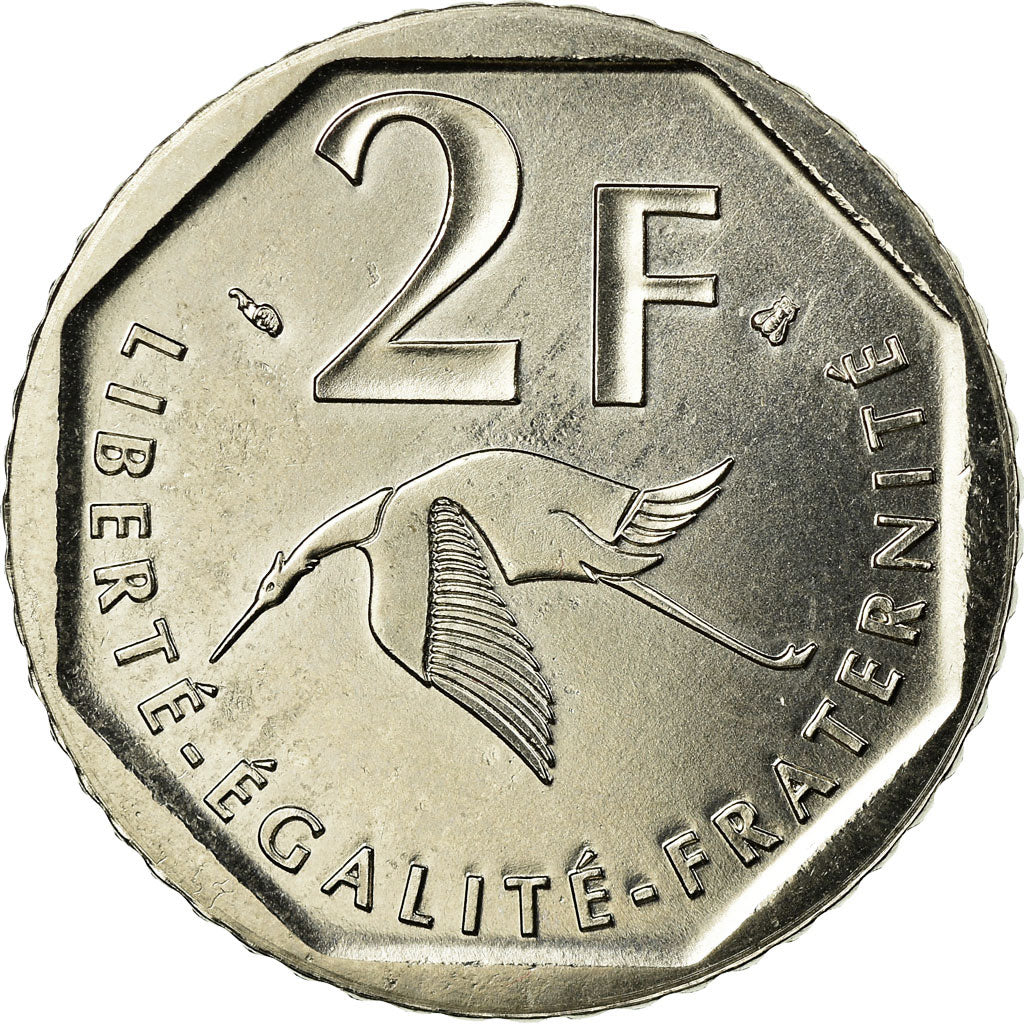 Munten, Frankrijk, Guynemer, 2 Francs, 1997, Paris, ESSAI, UNC-, Nickel