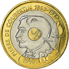 Monnaie, France, Pierre de Coubertin, 20 Francs, 1994, Paris, ESSAI, SPL
