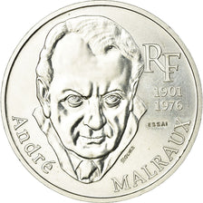 Moneta, Francia, André Malraux, 100 Francs, 1997, Paris, ESSAI, SPL, Argento