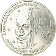 Coin, France, Jean Monnet, 100 Francs, 1992, Paris, ESSAI, MS(63), Silver