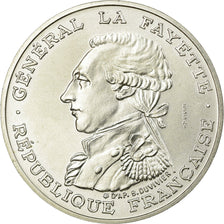 Monnaie, France, La Fayette, 100 Francs, 1987, Pessac, ESSAI, SPL, Argent