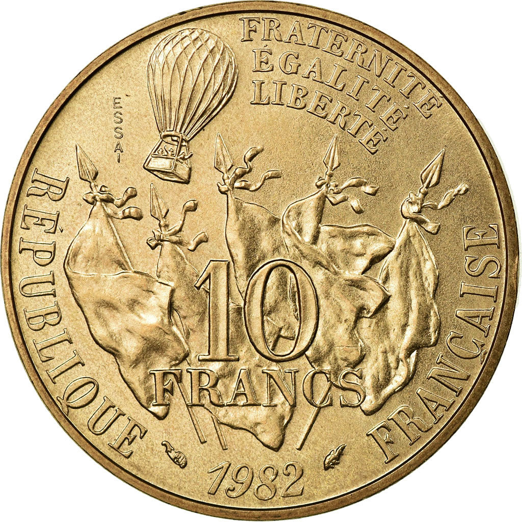 Monnaie, France, Gambetta, 10 Francs, 1982, ESSAI, SPL, Copper-nickel