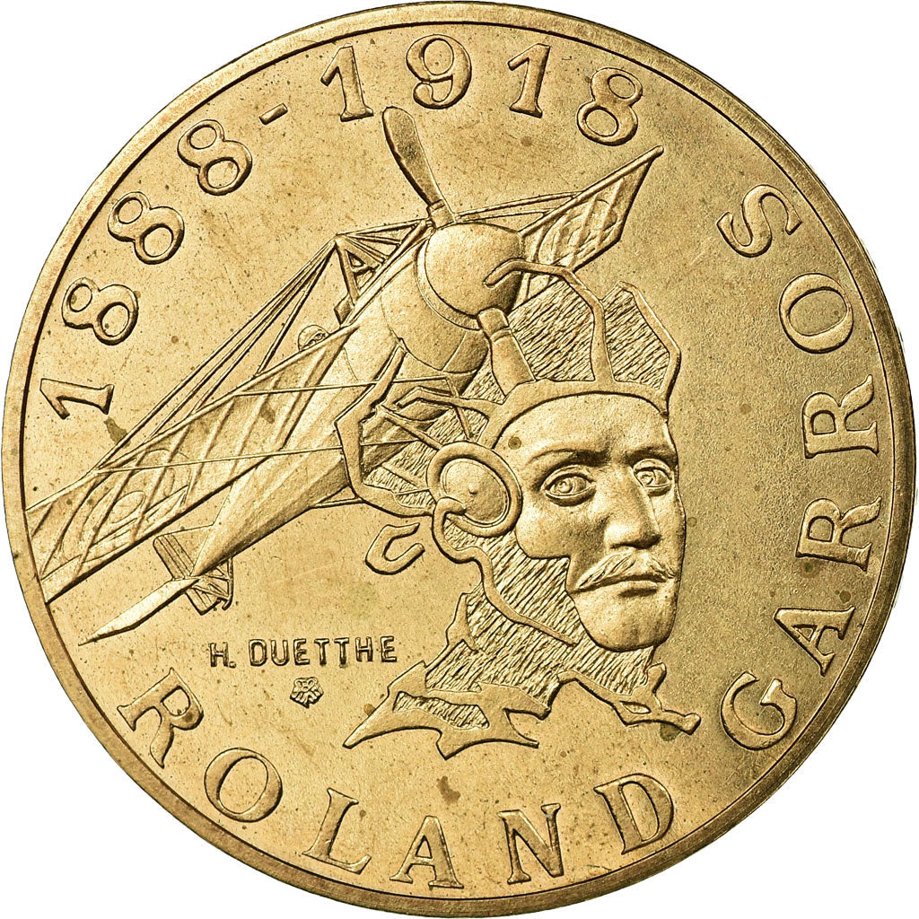Coin, France, Roland Garros, 10 Francs, 1988, Paris, ESSAI, MS(63)