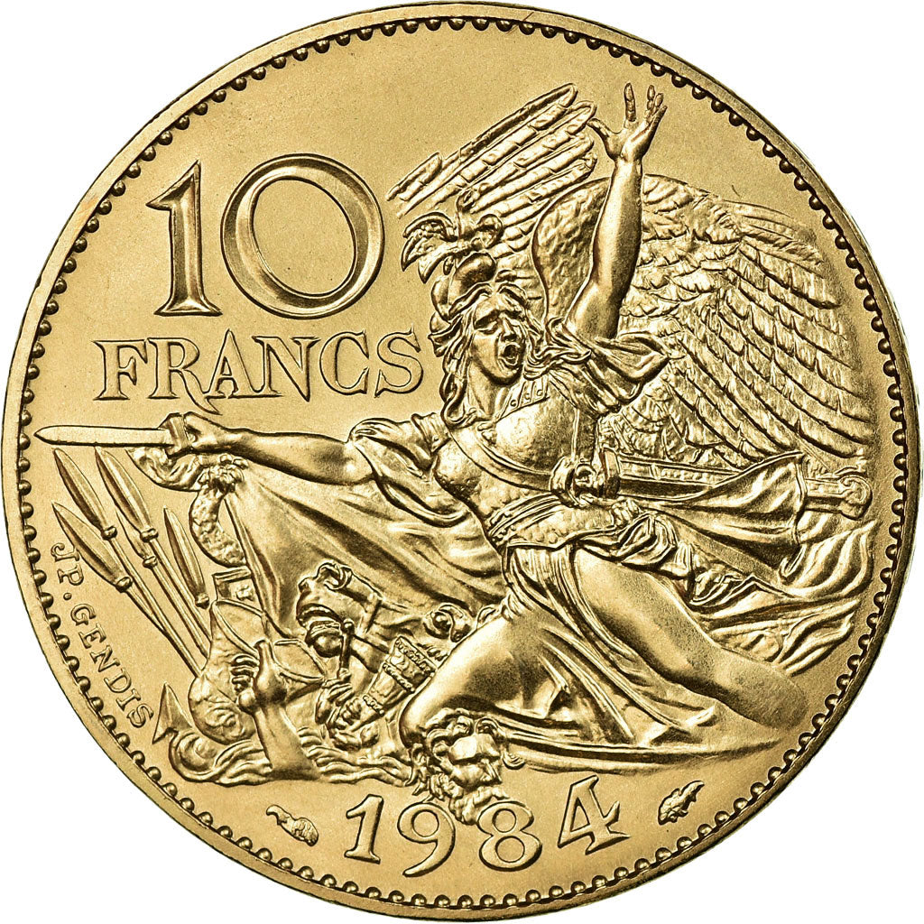 Monnaie, France, François Rude, 10 Francs, 1984, Paris, ESSAI, SPL
