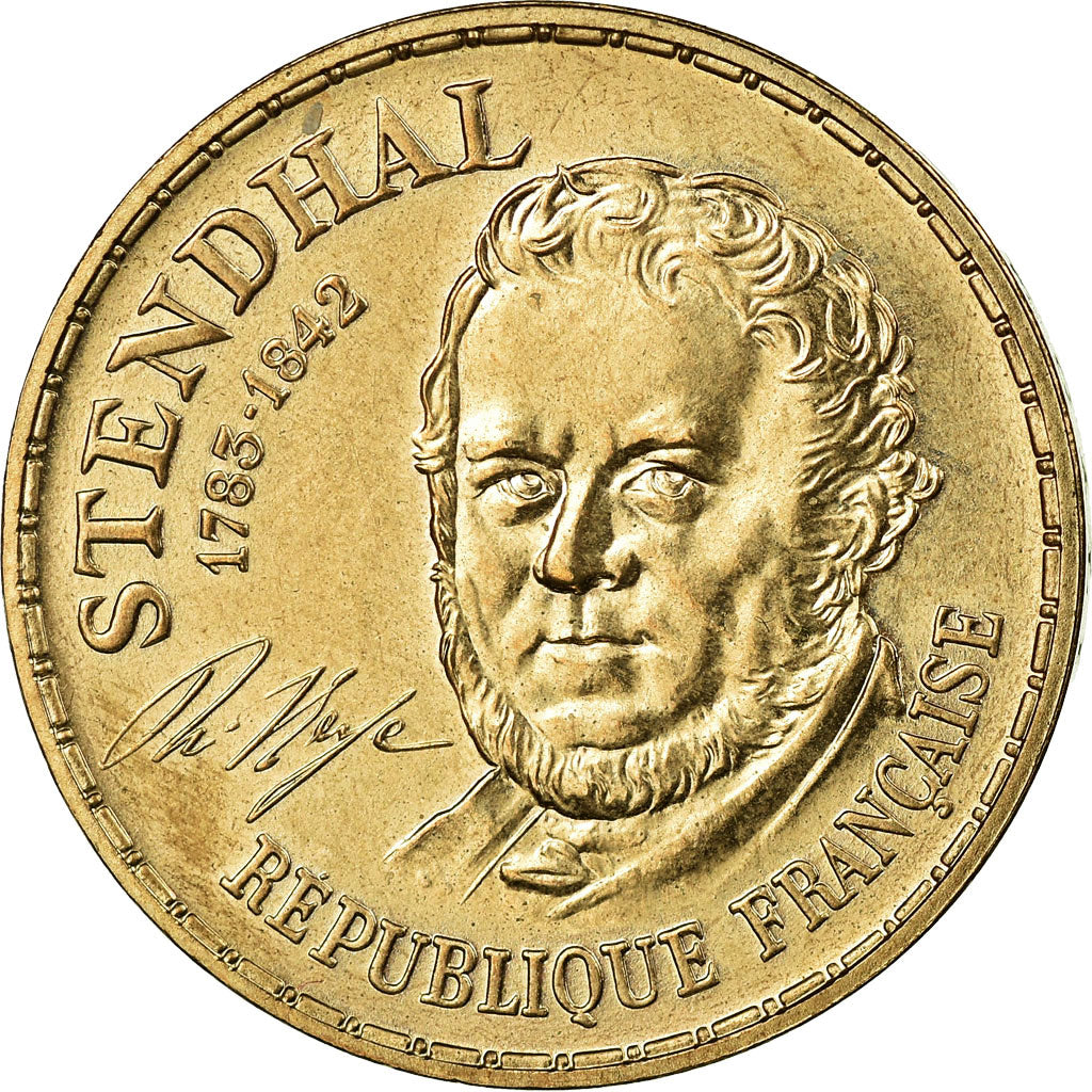 Monnaie, France, Stendhal, 10 Francs, 1983, Paris, ESSAI, SPL, Nickel-Bronze