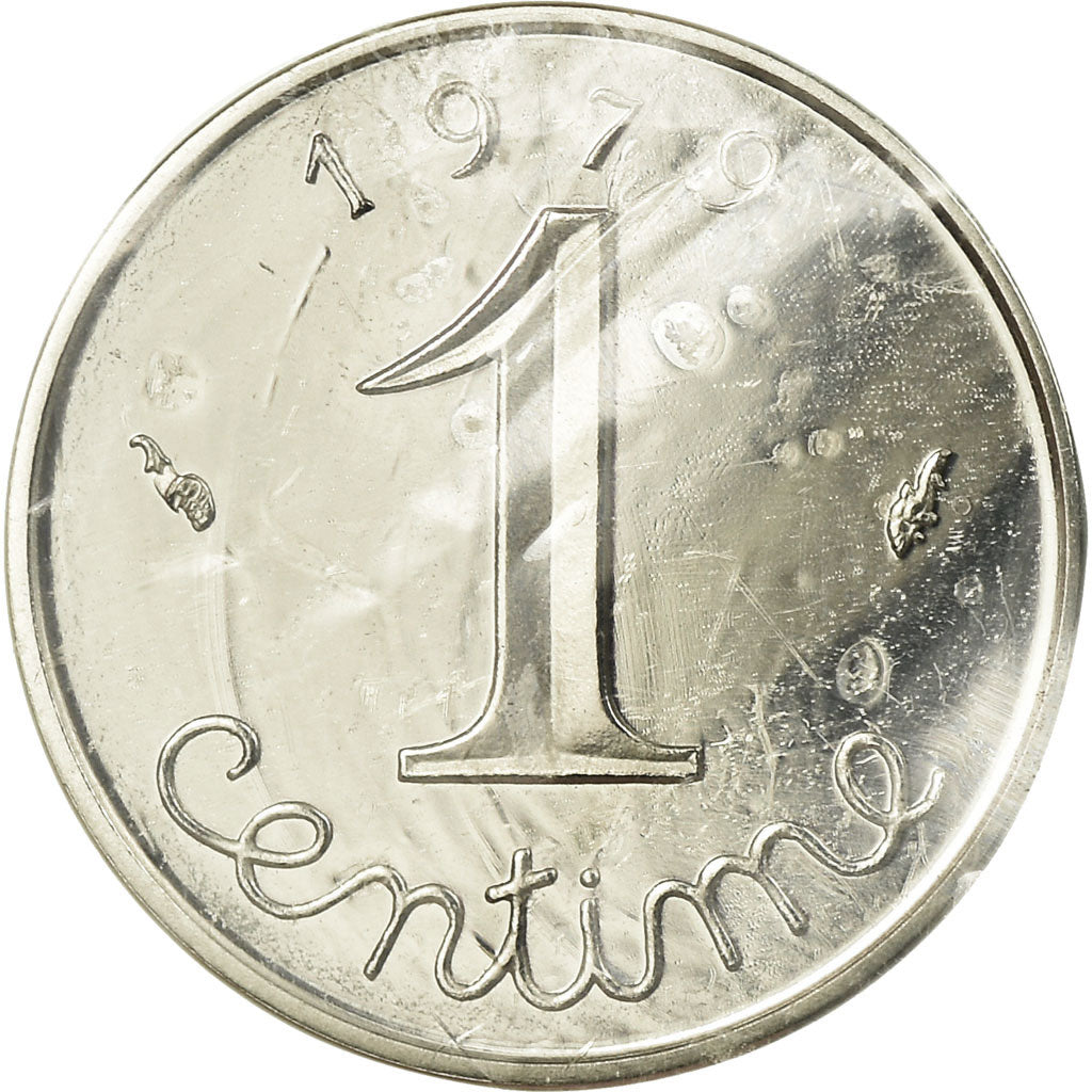 Moneda, Francia, Épi, Centime, 1979, Piéfort, FDC, Cromo - acero, KM:P622