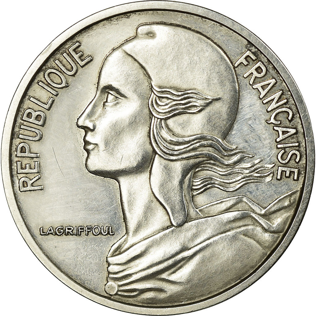 Coin, France, Marianne, 5 Centimes, 1976, Piéfort, AU(55-58), Silver, KM:P543