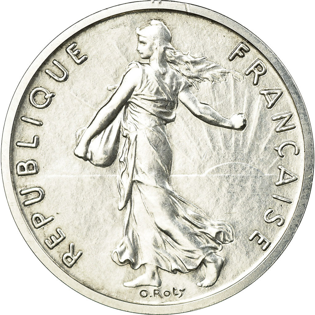 Moneta, Francia, Semeuse, 1/2 Franc, 1976, Piéfort, SPL-, Argento, KM:P552