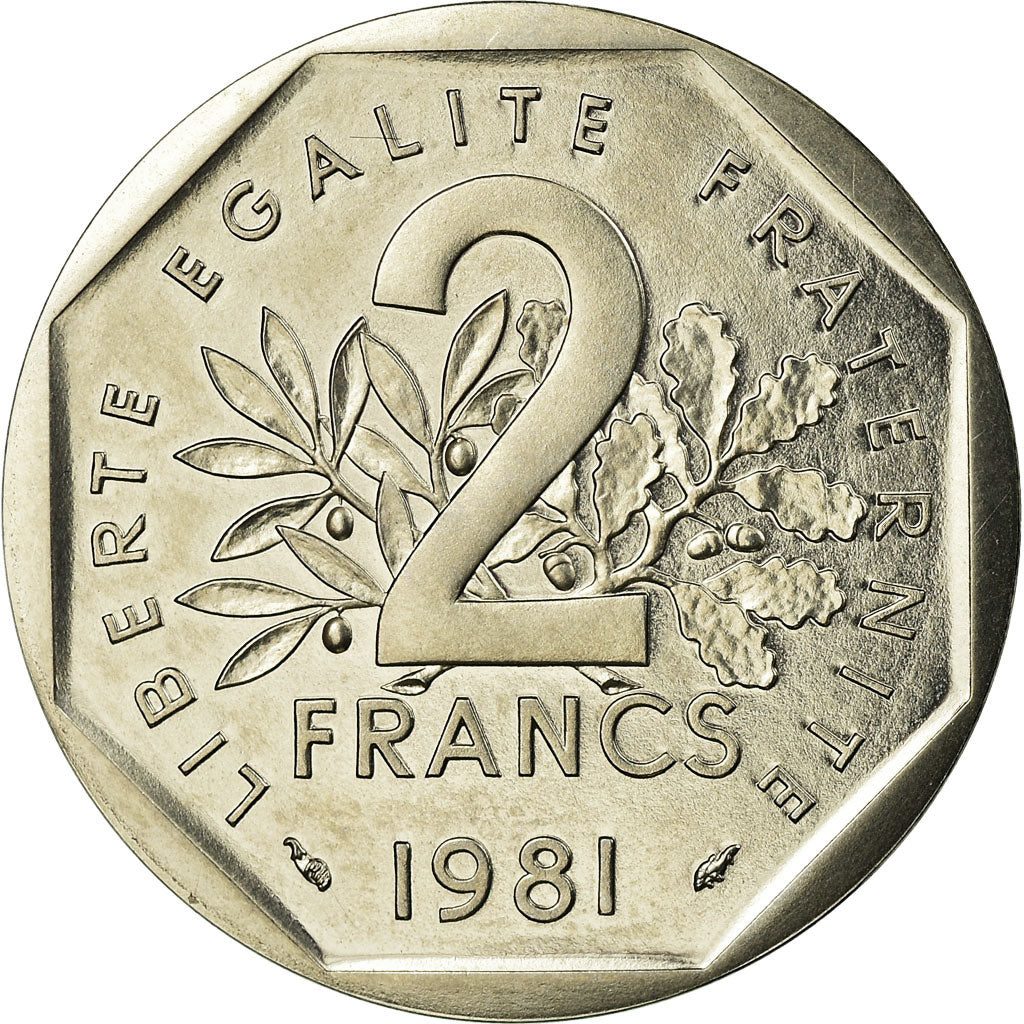 Monnaie, France, Semeuse, 2 Francs, 1981, Piéfort, SPL, Nickel, Gadoury:123.P1