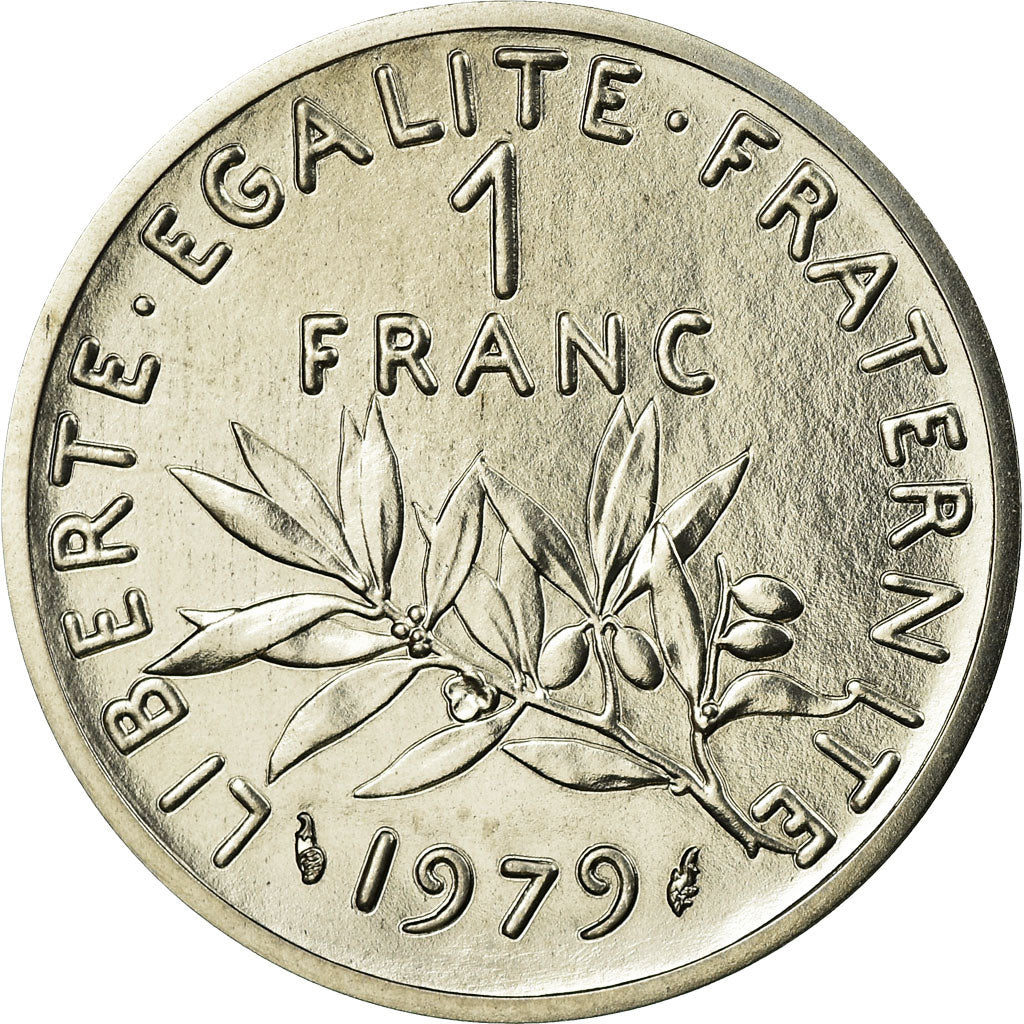 Coin, France, Semeuse, Franc, 1979, Piéfort, MS(63), Nickel, KM:P637
