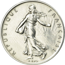Coin, France, Semeuse, Franc, 1976, Piéfort, AU(55-58), Silver, KM:P555