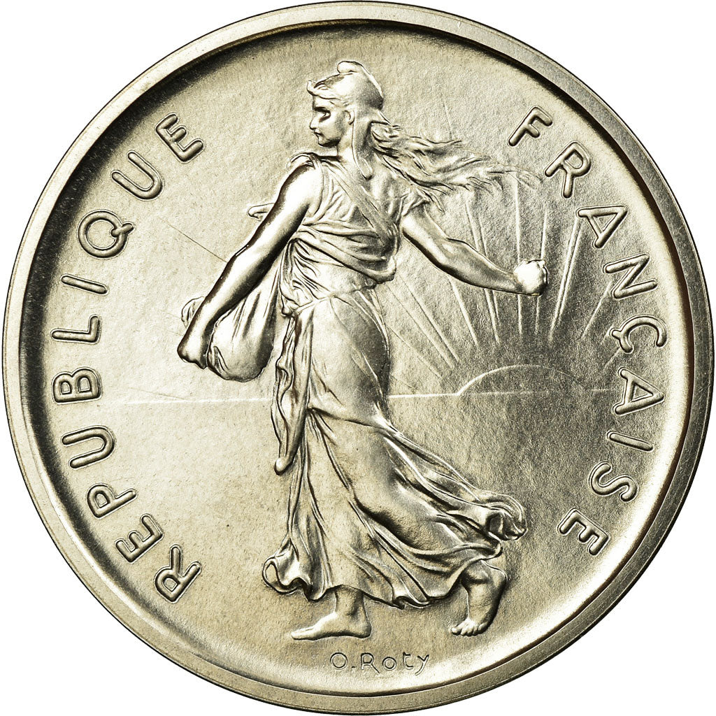 Coin, France, Semeuse, 5 Francs, 1970, Piéfort, MS(63), Nickel Clad