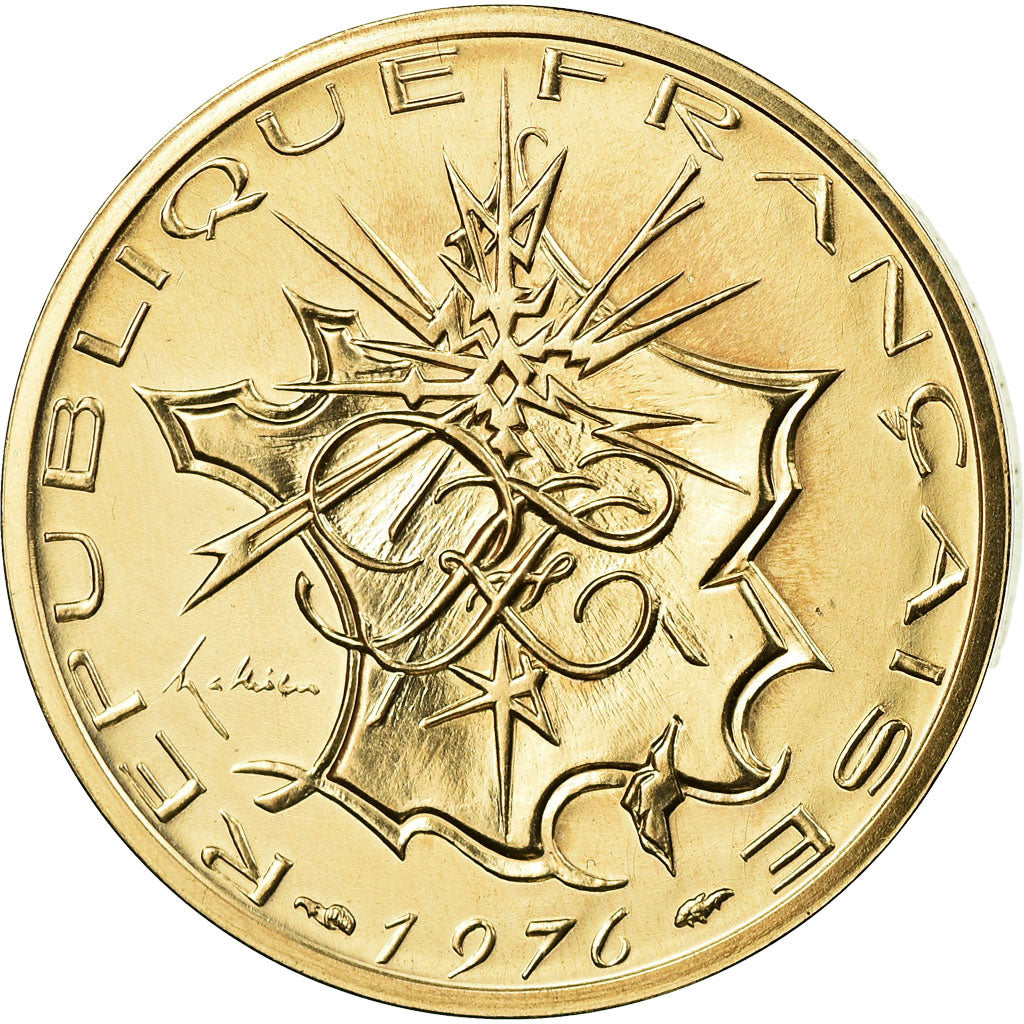Monnaie, France, Mathieu, 10 Francs, 1976, Piéfort, SPL, Nickel-brass