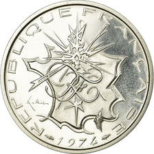 Coin, France, Mathieu, 10 Francs, 1974, Paris, Piéfort, MS(63), Silver