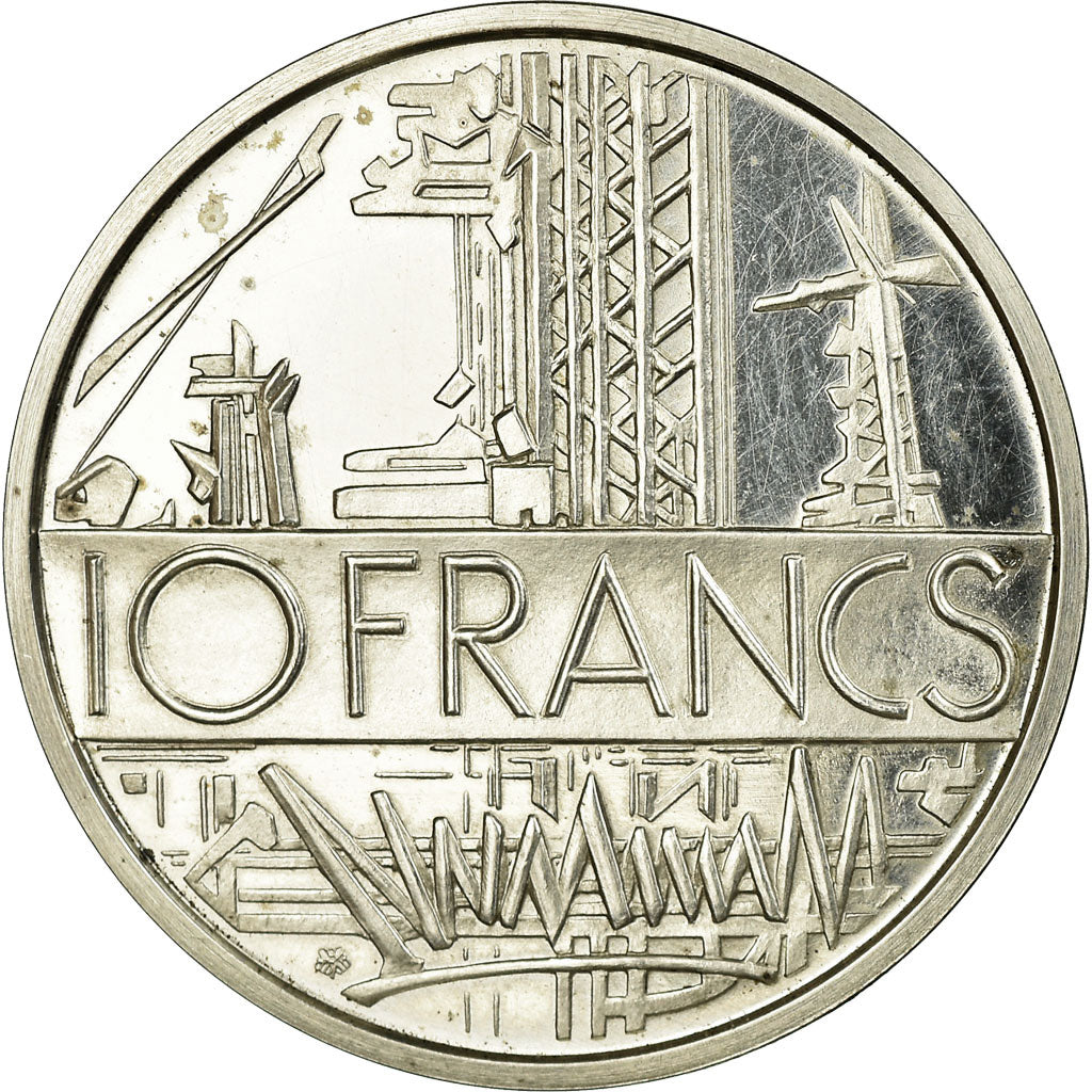 Coin, France, Mathieu, 10 Francs, 1974, Paris, Piéfort, MS(63), Silver