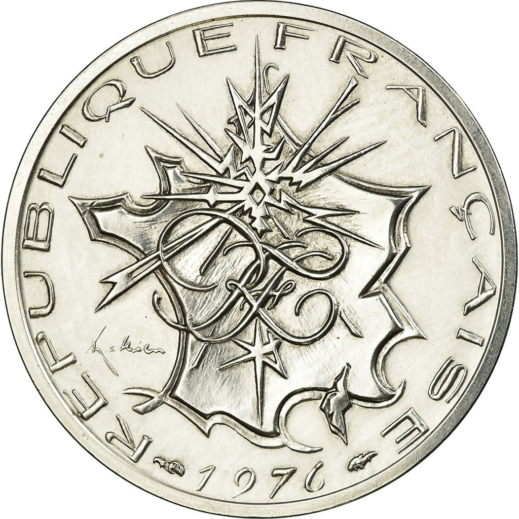 Coin, France, Mathieu, 10 Francs, 1976, Piéfort, AU(55-58), Silver, KM:P561