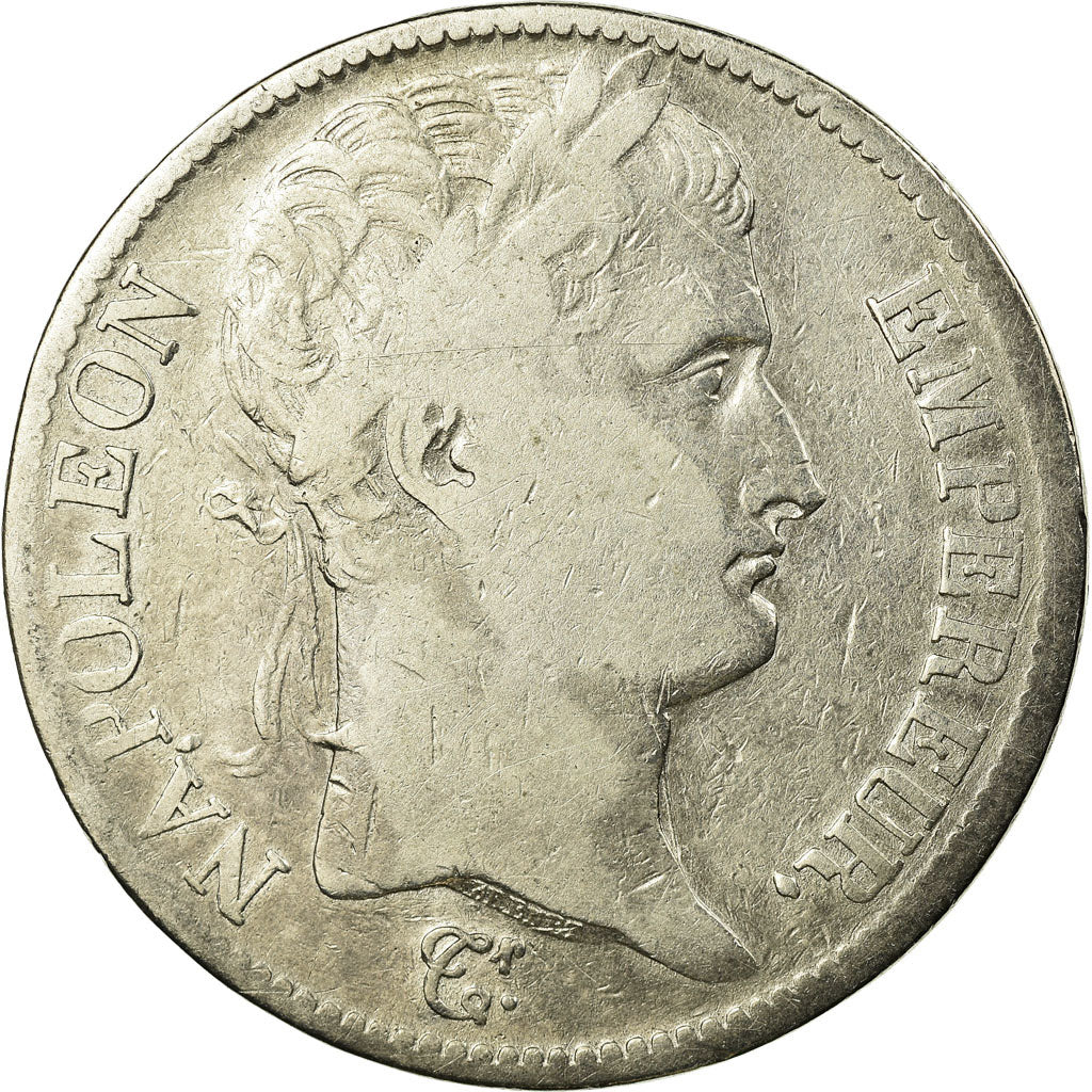 Coin, France, Napoléon I, 5 Francs, 1809, Rouen, VF(20-25), Silver, KM:694.2