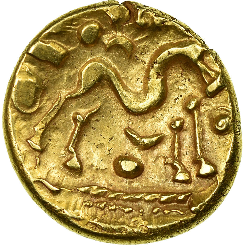 Coin, Ambiani, Stater, aux esses, AU(50-53), Gold, Delestrée:242