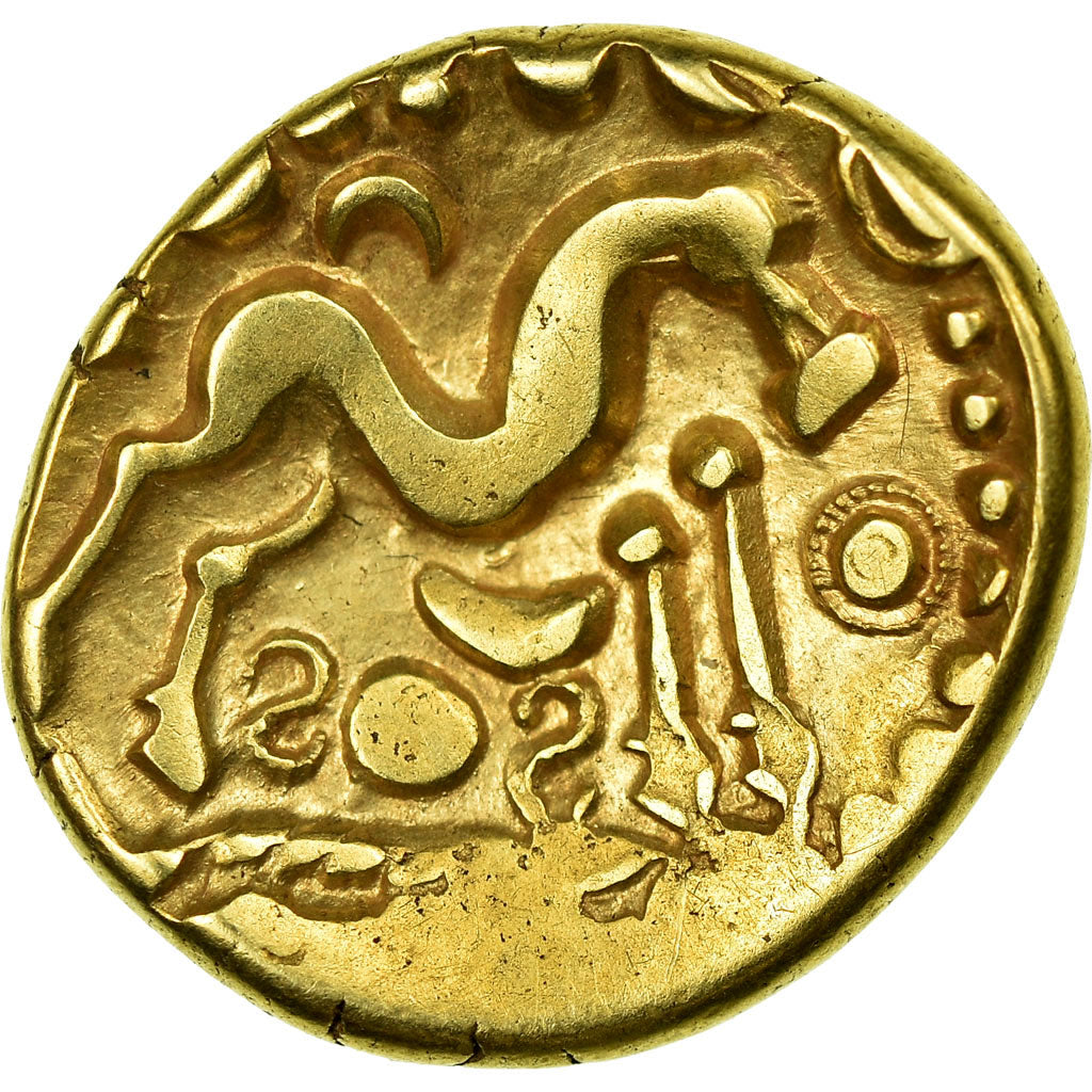 Coin, Ambiani, Stater, aux esses, EF(40-45), Gold, Delestrée:242