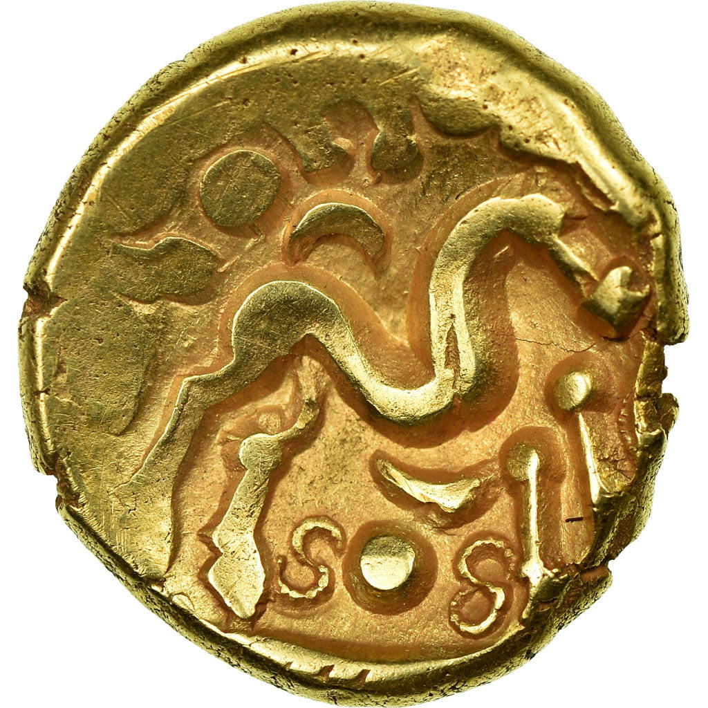 Coin, Ambiani, Stater, aux esses, EF(40-45), Gold, Delestrée:242