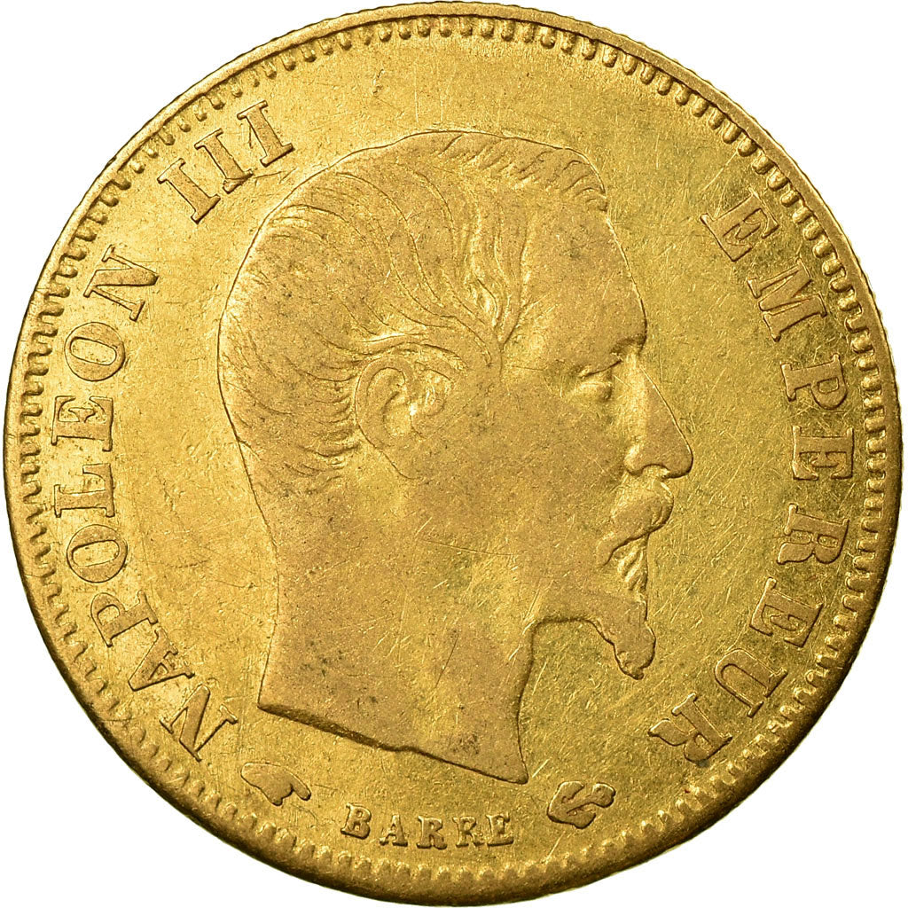 Munten, Frankrijk, Napoleon III, Napoléon III, 5 Francs, 1857, Paris, FR+