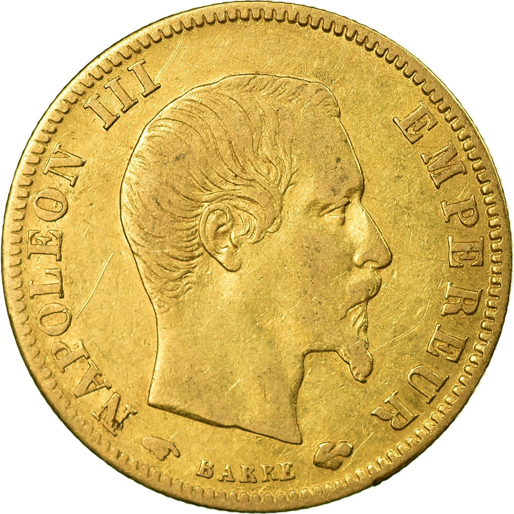 Münze, Frankreich, Napoleon III, Napoléon III, 5 Francs, 1858, Paris, S+