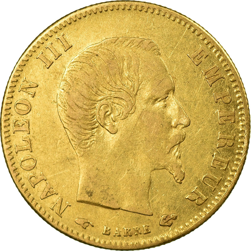 Coin, France, Napoleon III, Napoléon III, 5 Francs, 1858, Paris, VF(30-35)