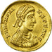 Coin, Honorius, Solidus, 395-402, Milan, AU(50-53), Gold, RIC:1206C
