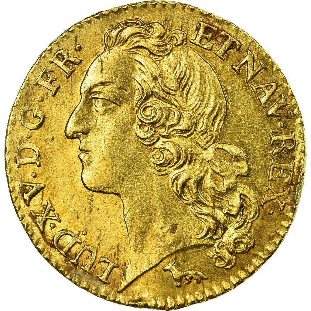 Monnaie, France, Louis XV, Louis d'or au bandeau, Louis d'Or, 1743, Paris, SUP