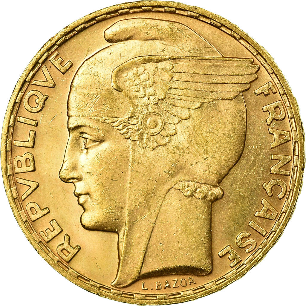 Coin, France, Bazor, 100 Francs, 1936, Paris, MS(63), Gold, KM:880