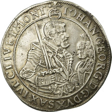 Coin, German States, SAXONY-ALBERTINE, Thaler, 1648, EF(40-45), Silver, KM:425