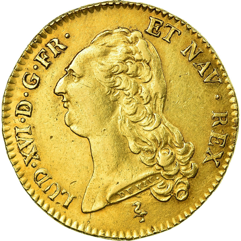 Moneta, Francja, Louis XVI, Double louis d'or à la tête nue, 2 Louis D'or