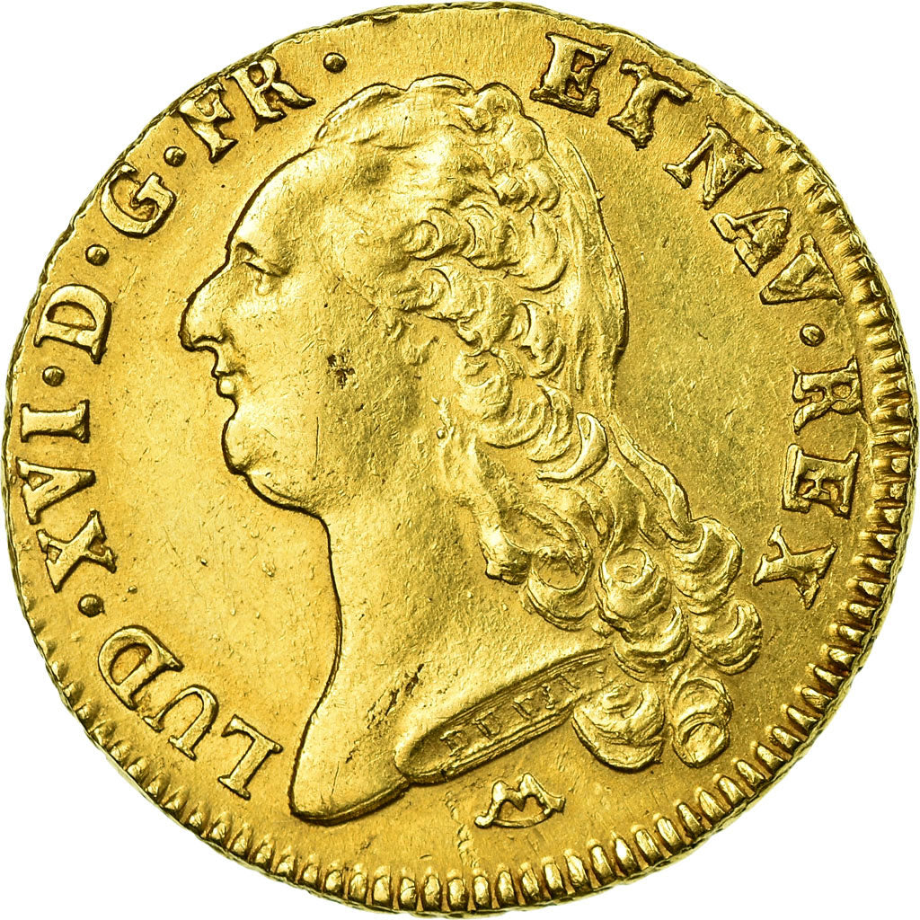 Moneta, Francja, Louis XVI, Double louis d'or à la tête nue, 2 Louis D'or