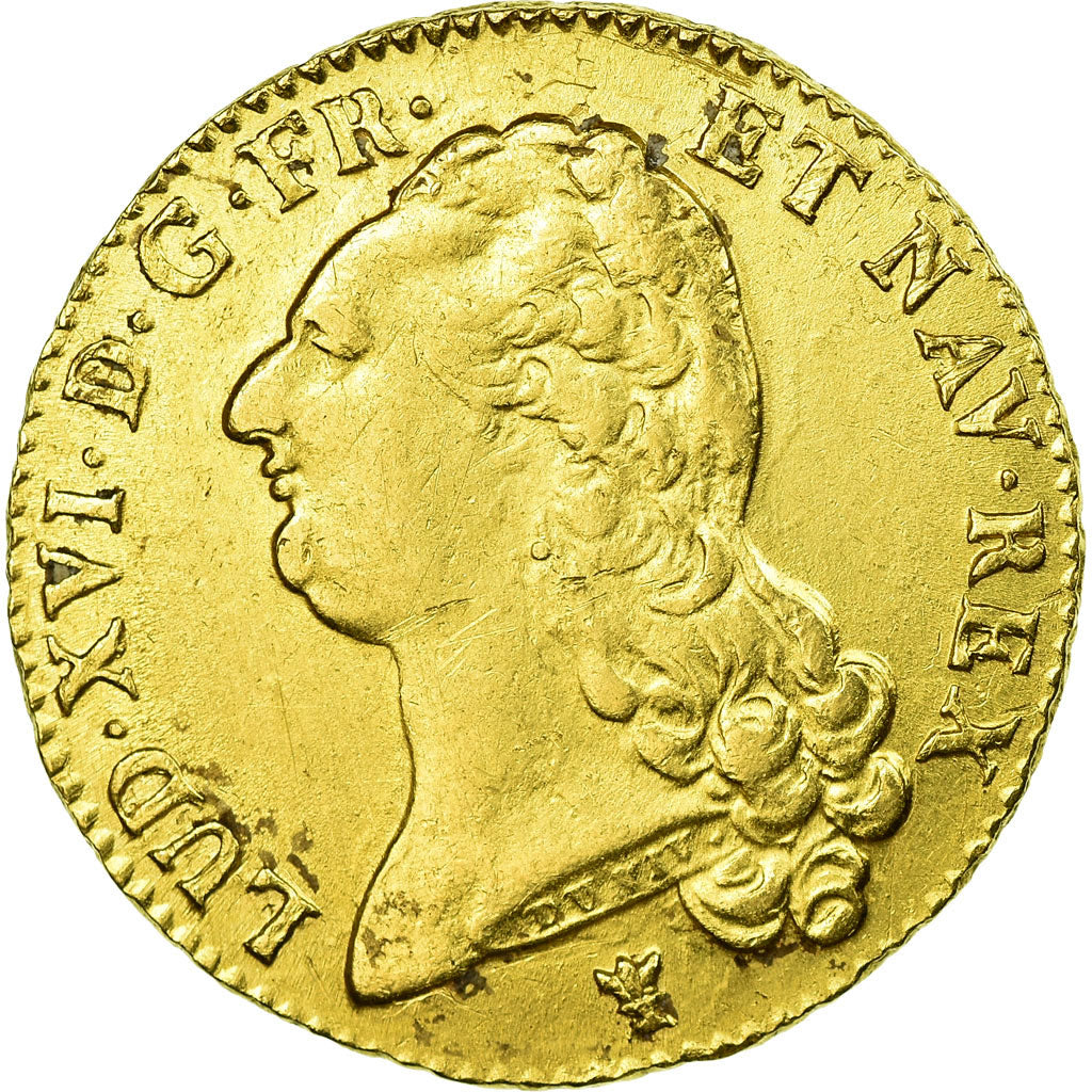 Münze, Frankreich, Louis XVI, Double louis d'or à la tête nue, 2 Louis D'or