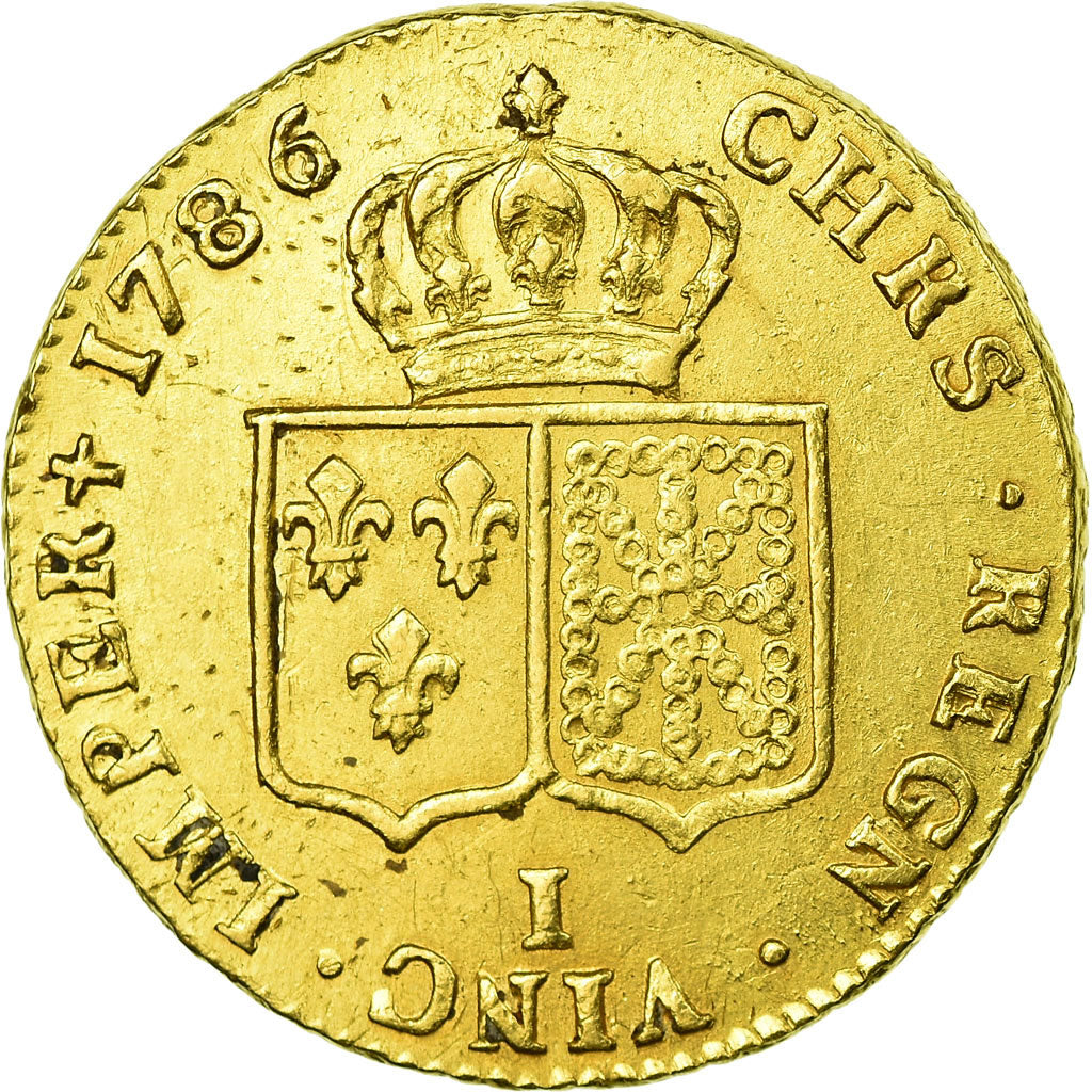 Münze, Frankreich, Louis XVI, Double louis d'or à la tête nue, 2 Louis D'or