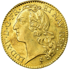 Coin, France, Louis XV, Louis d'or au bandeau, Louis d'Or, 1748, Lille, MS(63)