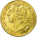 Moneta, Francja, Louis XV, Louis d'or au bandeau, Louis d'Or, 1748, Lille