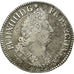 Coin, France, Louis XIV, 1/4 Écu aux palmes, Paris, EF(40-45), Silver