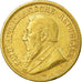 Munten, Zuid Afrika, 1/2 Pond, 1895, Pretoria, FR+, Goud, KM:9.2